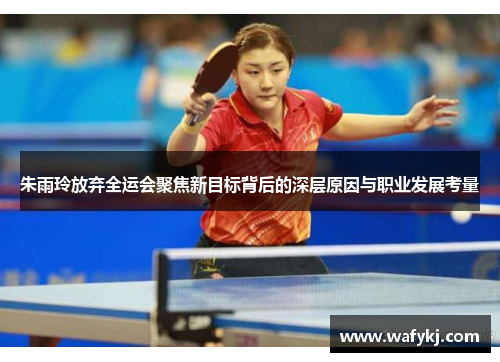 朱雨玲放弃全运会聚焦新目标背后的深层原因与职业发展考量